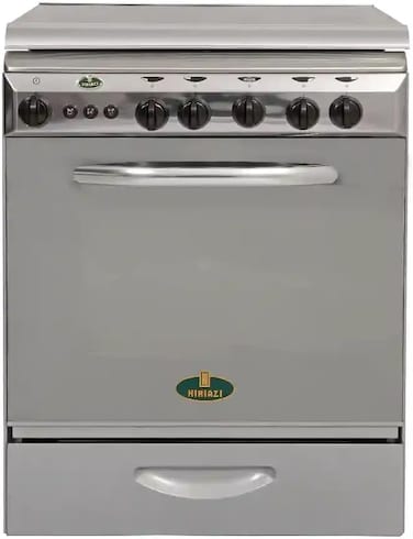 GS General Supreme Kiriazi, Gas Cooker, Size 60x60cm, 4 Burners, Grill, Full Safety, Steel (Installation Not Included)