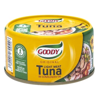 Goody Light Meat Tuna In Sun Flower Oil 185g