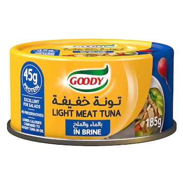 Goody Light Meat Tuna In Brine 185g