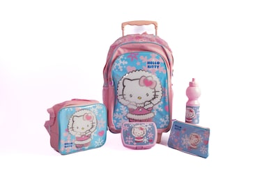 Buy Hello Kitty 5-In-1 School Trolley Set With Lunch Bag, Pencil