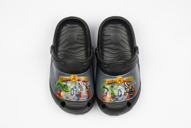 Marvel Kids Clogs &ndash; Lightweight &amp; Comfortable Slip-On Footwear for Boys&ndash; Black