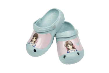 Fruits Basket Kids Clogs Lightweight &amp; Comfortable Slip-On Footwear for Boys &ndash; Light Sky Blue &ndash;