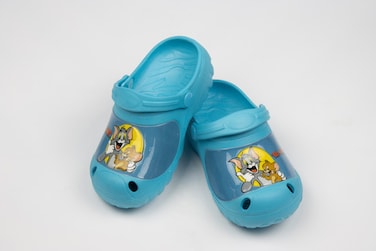Tom &amp; Jerry Kids Clogs &ndash; Comfortable &amp; Lightweight Slip-Ons for Boys &ndash; Blue