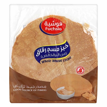 Fuchsia Whole Wheat Crepe x15 &ndash; Good Source of Fibers