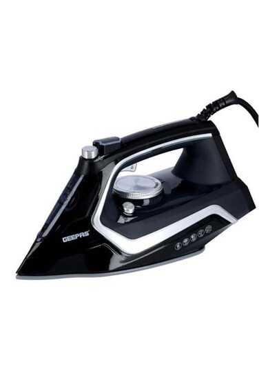 Geepas مكواة بخار GSI7801N - قاعدة سيراميك 2200 واط، جافة/بخارية/بخار عمودي