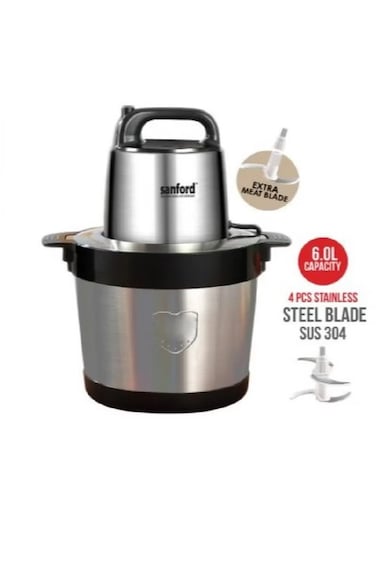 Sanford مفرمة طعام SF5586FC سعة 6 لتر، 1200 واط