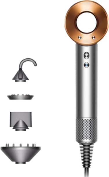 مجفف الشعر باللون نيكل / نحاس دايسون سوبر سونك