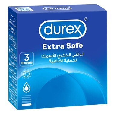 Durex Extra Safe Condoms 3s