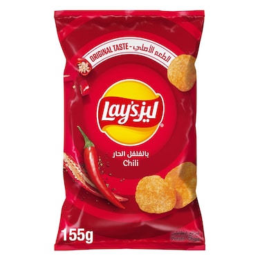 Lay's Chili Potato Chips, 155g