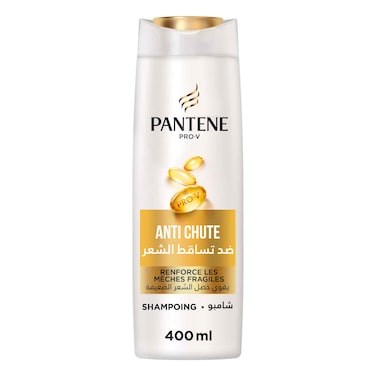 Pantene Pro-V Anti-Hair Fall Shampoo, Strengthens Fragile Strands, 400 ml