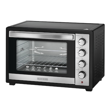 Black+Decker Electric Oven With Rotisserie - Double Glass Door - Black - TRO50RDG-B5
