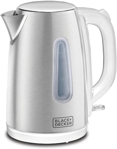 Black+Decker Electric Kettle - 1.7 Litre - Stainless Steel - JC454-B5