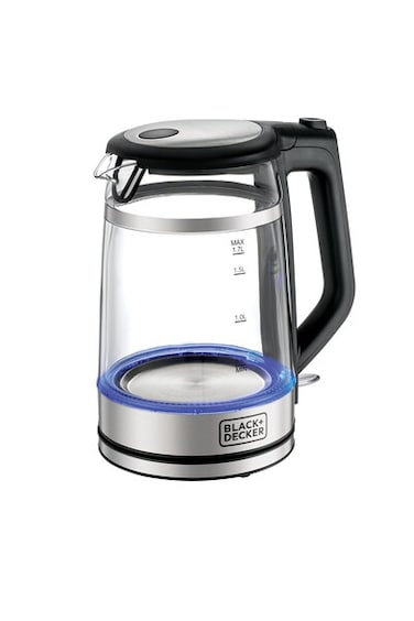غلاية زجاجية  بلاك آند ديكر - 1.7 لتر-  2200 واط - أسود - GK220-B5