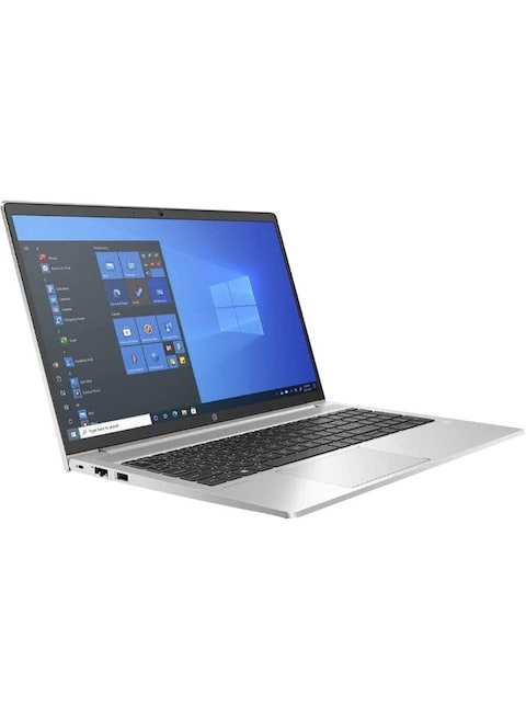 HP Pro Book&nbsp;455&nbsp;G8&nbsp;Laptop With 15.6-Inch Display, Ryzen 7&nbsp;5800H Processor, 8GB RAM, 256GB SSD, Intel Iris XE Graphics, DOS (Without Windows), English/Arabic, Silver