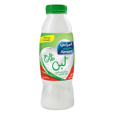 المراعي لبن طازج قليل الدسم مع إضافة فيتامينات 360 مل