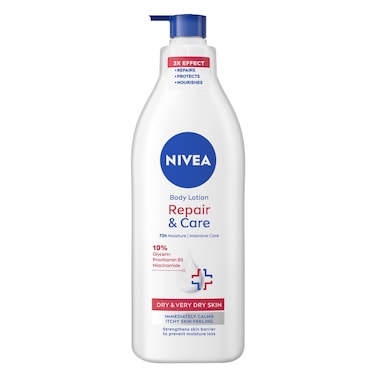NIVEA Body Lotion  Moisturizer for Very Dry Skin, Repair &amp; Care Dexpantenol, 400ml