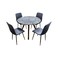 Circular Dining Table 4 Chairs