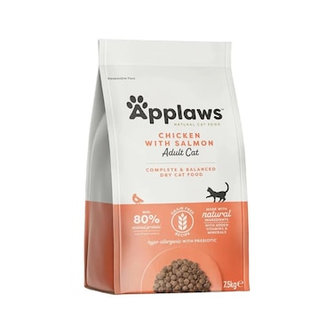 Applaws Chicken with Extra Salmon Adult Dry Cat Food - 7.5 kg