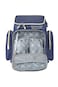 Little Story Georgia Diaper Bag wt Changing Pad &amp; Stroller Hooks - Navy Blue
