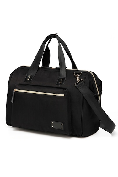 Little Story Zera Mom Dad Diaper Bag - Black