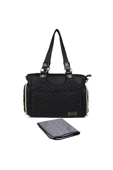 Little Story Matilda Diaper Bag - Black