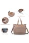 Little Story Zurich Pack and Go Baby Travel Diaper Bag - Beige