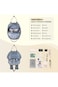 Little Story Kenzie Mom Dad Travel Diaper Backpack - Blue