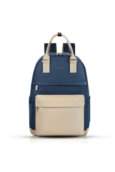 Little Story Kenzie Mom Dad Travel Diaper Backpack - Dark Blue