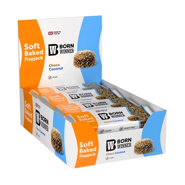 Born Winner - Flapjack Oat Bar - Chocolate and Coconut (12 pack)