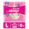 Always Skin Love, Up to Zero Wetness 100% Softness, Maxi Thick, 50 Pads