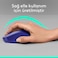 Logitech M330 Silent Plus Wireless Mouse, 2.4GHz With USB Nano Receiver, 1000 DPI Optical Tracking, 3 Buttons, 24 Month Life Battery, PC / Mac / Laptop - Blue