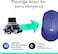 Logitech M330 Silent Plus Wireless Mouse, 2.4GHz With USB Nano Receiver, 1000 DPI Optical Tracking, 3 Buttons, 24 Month Life Battery, PC / Mac / Laptop - Blue