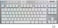 Logitech G915 TKL Tenkeyless Lightspeed Wireless RGB Mechanical Gaming Keyboard, Low Profile Switch Options, Lightsync RGB, Advanced Wireless And Bluetooth Support - US - Tactile Switch - White