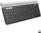 Logitech K780 Multi-Device Wireless Keyboard For Windows, Apple, Android or Chrome, Wireless 2.4GHz, Bluetooth, Smartphone And Tablet Cradle, Quiet, PC, Mac, Laptop, Arabic Layout - Dark Grey/White