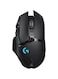 ماوس الألعاب اللاسلكي لوجينيك G502 لايت سبيد مستشعر هيرو 25K، 25600 نقطة في البوصة، RGB، أوزان قابلة للتعديل، 11 زرًا قابلاً للبرمجة، عمر بطارية طويل، ذاكرة داخلية، جهاز كمبيوتر / ماك - أسود