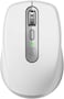 Logitech MX Anywhere 3S Compact Wireless Mouse, Fast Scrolling, 8K DPI Any-Surface Tracking, Quiet Clicks, Programmable Buttons, USB C, Bluetooth, Windows PC, Linux, Chrome, Mac - Pale Grey
