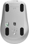 Logitech MX Anywhere 3S Compact Wireless Mouse, Fast Scrolling, 8K DPI Any-Surface Tracking, Quiet Clicks, Programmable Buttons, USB C, Bluetooth, Windows PC, Linux, Chrome, Mac - Pale Grey