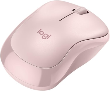 Logitech M240 Silent Bluetooth Mouse, Wireless, Compact, Portable, Flowing Monitor, 18 Months Battery For Windows, MacOS, ChromeOS, Compatible With Computer, Macbook, Laptop, Tablet - Pink