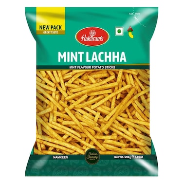 HALDIRAM'S - Mint Lachha Mint Flavour Potato Sticks 200G