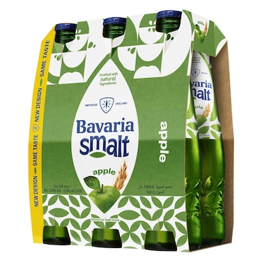 Bavaria Apple Smalt Bottle, 330ml Pack Of 6