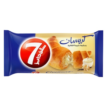 سفن دايز كروسان بحشوة كريمة الفانيلا 55 جرام