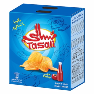 Tasali Ketchup Potato Chips 25g x12 Pieces