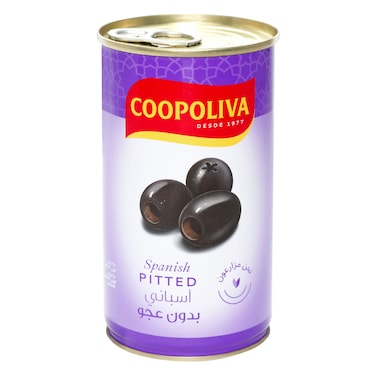 Coopoliva Pitted Black Olives 350g