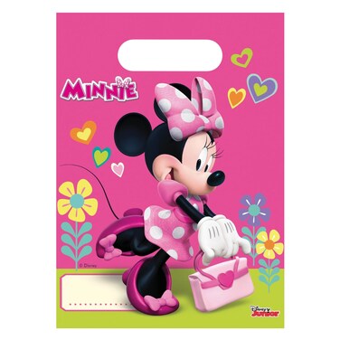 Minnie Mouse Happy Birthday Gift Bags, 6 Pieces