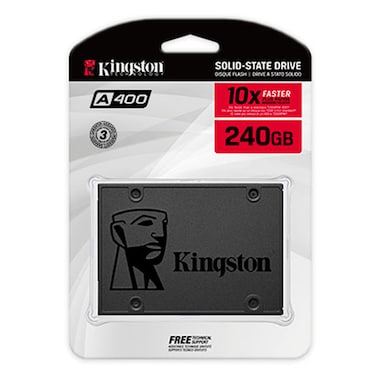 Kingston A400 240GB SATA SSD &ndash; 2.5-Inch Internal Drive, High-Speed Performance and Durability for Laptops and Desktops
