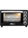 Electro General Electric Oven, Rotisserie Function, Adjustable Temperature (100-230C), 60-Min Timer With Bell Ring, Double Glass Door, Indication Light 45L And Power Full Power 2000W, SVN-45RML, Black