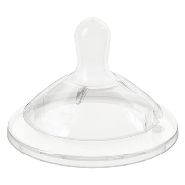 حلمة نورال للشعور 6 أشهر+ تدفق سريع من شيكو ، قطعتان