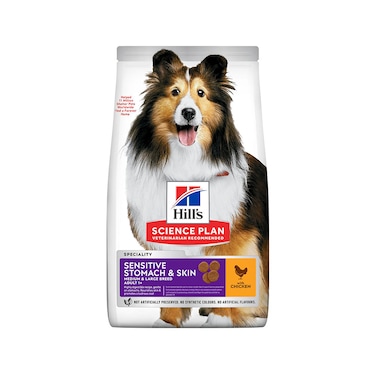 Hills Science Plan Sensitive Stomach and Skin with Chicken Medium Dry Dog Food - 14 kg