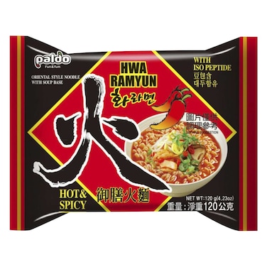 Paldo Noodle Hot &amp; Spicy 120g