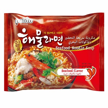 بالدو نودلز بطعم المأكولات البحرية 120جرام